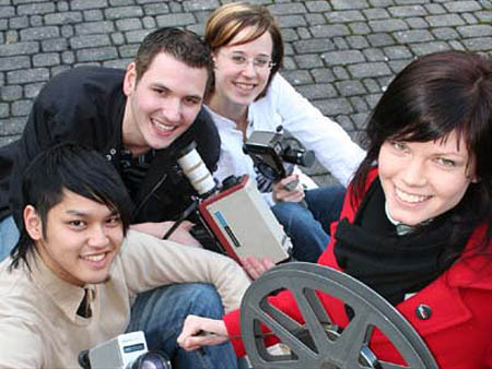 die vierkpfige Jugendjury des 20. Mittelfrnkischen Jugendfilmfestivals ©Parabol